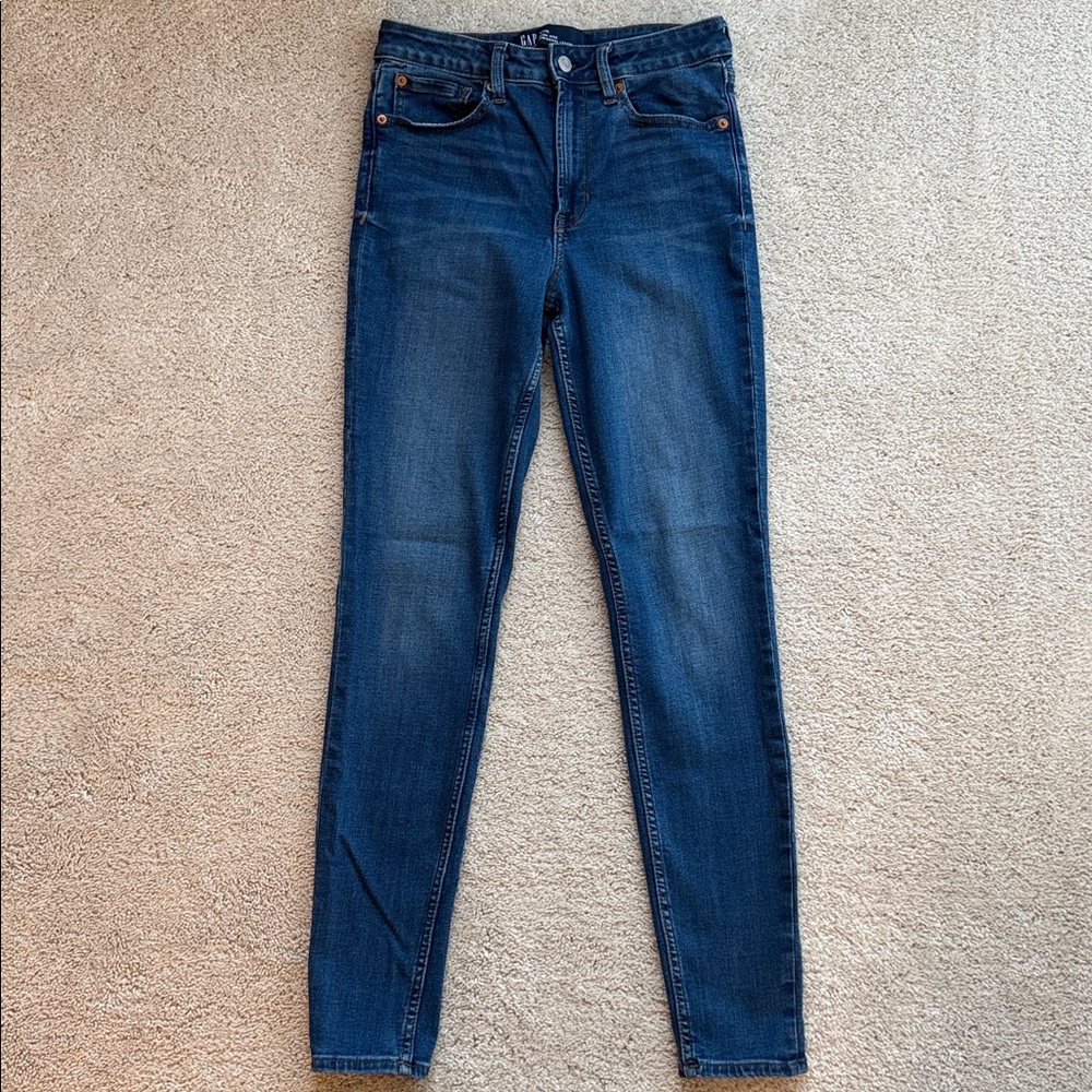 GAP Women's Dark Blue Skinny Jeans